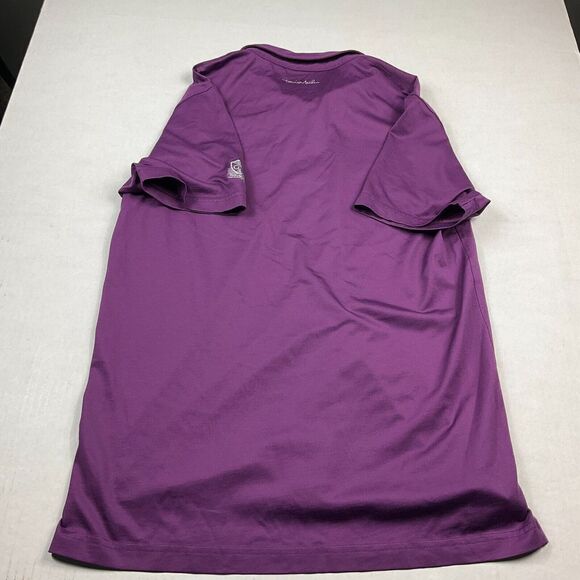 Travis Mathew Mens Polo Shirt Purple Stretch Short Sleeve Button Up Top MEDIUM - Picture 11 of 12